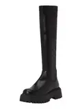 Leder Plateaustiefel image