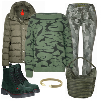 Outfit mit Blau Stiefel Tom Tailor "Perfekt für den Herbst"