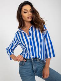 Blouse-LK-BZ-509300.70P-white-blue