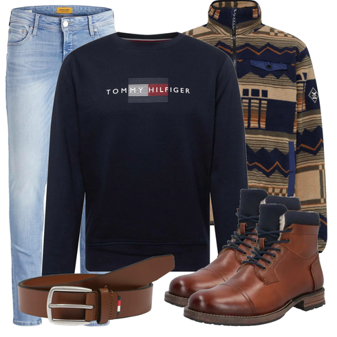 Rot Stiefel About You kombinieren