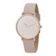Pierre Cardin Belleville Tribute CBV.1003 Horloge - Leer - Crme -  39 mm