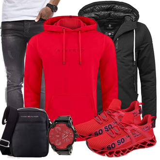 Outfit mit Blau Navahoo "Alltags Outfit"