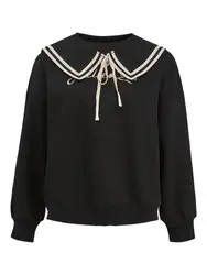 OBJECT Sweatshirt ''''Mara'''' rosa / schwarz