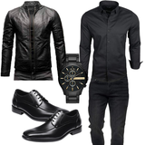 Coole Lederjacken Motorrad Outfits image