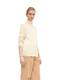 TOM TAILOR Damen Basic Rollkragenpullover aus Strick 1032589, 28130 - Soft Buttercream, M