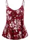 MSBASIC Ärmellose Sommer-Bluse mit Blumenmuster für Damen 8022-5 X-Large