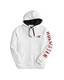 HOLLISTER Sweatshirt ICONIC PRINT LOGO PO 6CC dunkelrot / weiß