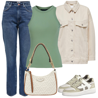 Outfity z džínu Vintage Vysoký Pas s Modrá/Tmavě modrá/Světle modrá Rovná Džína/Zimní bunda/Vintage džíny/High Waist Džínové Kalhoty/Dad Džíny/Zkrácené Džíny/Mom Jean/Kožená Pánská Bund/Džíny s Rozparkem/Džíny Regular Fit/Girlfriend Džíny Only "Outfit na léto"Look: Styl, 90tá léta, Klasické, Cool, Premium, Retro, Skromné, Vintage