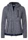 CECIL Damen Sweatjacke in Melange Optik in Blau