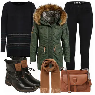 Outfit mit Blau Stiefel Dockers by Gerli "Khujo"