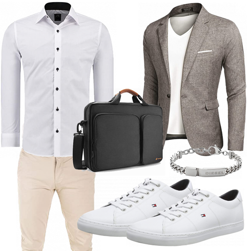 Weiß Accessoire J'S FASHION kombinieren