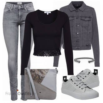 Midi Outfit mit Schwarz/Braun Bluse Große Größe/T-Shirt & Top/Strick Große/Shirt & Top Große Größe/Kleid Große Größe/Bluse und Tunika/T-Shirt mit 3/4-Ärmel/Klassische Länge/Strick Top/Langes Oberteil/Longshirt/Rollkragenshirt/Strickshirt/Langarm-Shirt/Wasserfallshirt/Wickelshirt About You "AboutYou"