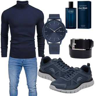 Mit Trennfächern Outfit mit Schwarz Tinkwell "Stylische Kombination für die Freizeit"