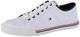 Tommy Hilfiger Herren CORE Corporate Textile Sneaker, Weiß (White Ybs), 43 EU