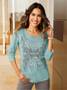 T-Shirts mit Prints aus Spitze image
