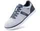 LANGDU Freizeitschuhe Herren Sneaker Schuhe Walkingschuhe Leichtgewicht Atmungsaktive Sportschuhe Größe41-46EU (Grau 66,41EU)