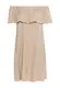 HALLHUBER Off-Shoulder-Kleid beige / weiß