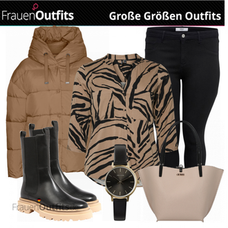 Cowgirl Outfit mit Schwarz/Weiß Stiefel Chelsea Boot About You "Cooles Herbst Outfit"Look: Uni, Schick, Coole, Cowgirl, Old Money, Outdoor, Punk, Unisex