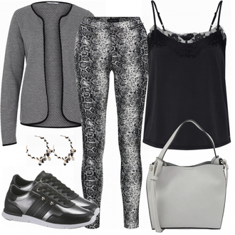 Outfit mit Blau Sneaker Tommy Hilfiger "Only"