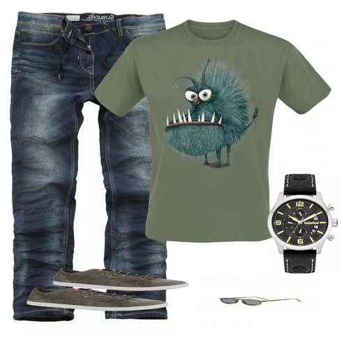 Gelb Uhr Timberland kombinieren