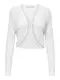 ONLY Damen ONLTULLA L/S Bolero KNT Strickjacke, Cloud Dancer, M