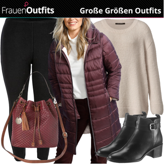 Outfit mit Kurzmantel miamoda "Perfekt für den Winter"