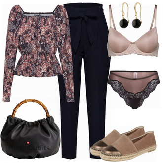 Outfit mit Beige Bh Calida "Schöner Sommer Look"
