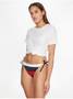 Dámské Červená Stripes Bikinové kraťasy image