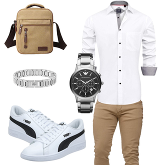 Mit Trennfächern Outfit mit Grün Foino "Cool Outfit"