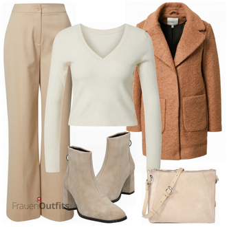Outfit mit Beige Stiefel VERO MODA "Perfekt Für Den Herbst"