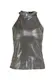 faina Top  zilver / zwart