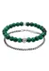 KUZZOI Armband Basic Armband, Kugel grn / silber