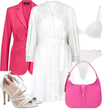 Met riem Lang Wollen Blazers Outfits voor Dames image