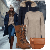Schnürstiefel Outfits image
