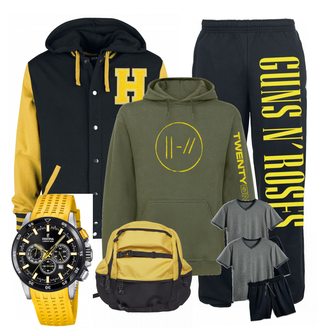 Outfit mit Grau Unterwäsche Tchibo "GelbStyle"
