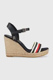 Sandali CORPORATE WEDGE enski, mornarsko modra barva, FW0FW07086