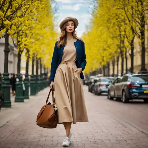 Weiß/Blau Strickjacke Tracht/Strickjacke Gefüttert/Stehkragen-Strickjacke/Wolle Strickjacke/V-Strickjacke/Kurze Strickjacke/Kaschmir-Strickjacke Vila kombinieren