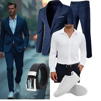 Casual Hochzeit Outfit mit siliteelon "Business Outfit"Look: Boyfriend, Casual, Classic, Elegant, Büro, Rad, Business, Dad, Glanz, Geburtstag, Vatertag, Hochzeit, Konzert, Beerdigung, Bar