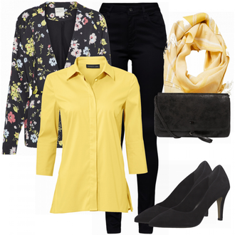 Winter Outfits mit Schal ESPRIT "Galbmix"