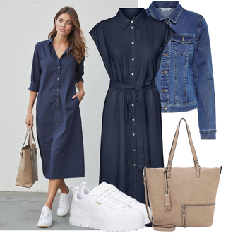 Elegantan, Sportski Ljeto Outfit sa Siva/Bijela Tenisica za tenis/gimnastička papuča/cam cipela/cipela za trčanje/Tenisica za fitness Puma "Moderna kombinacija za slobodno vrijeme"Look: Ekstravagantno, Bad Taste, Unisex, Hip Hop, Skater, 90-ich, Estetika, Sportski