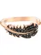 Swarovski Ring ''''Naughty'''' rosegold / schwarz