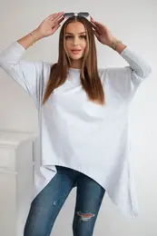 Oversize blouse light grey