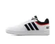 adidas Herren Hoops 3.0 Low Basketball Shoe, FTWR White/Legend Ink/Vivid Red, 41 1/3 EU