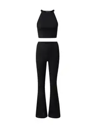 Nasty Gal Jogginganzug schwarz