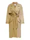 ONLY Mantel 'Betty' beige / dunkelbeige