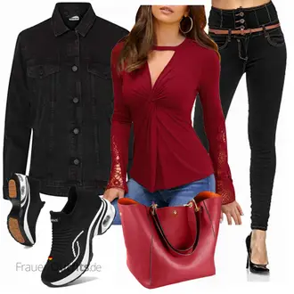 Outfit mit Schwarz Diabetikerschuh/Orthopädischer Schuh/Turnschuh ohne Schnürsenkel/Sneaker Mit Seitlichem Reißverschluss/Sommer Sneaker/Socke Schuh/gesundheitsschuh/Bequemer Schuh/Schuh Ohne Schnürsenkel Sixspace "Modisches Frühlingsoutfit"