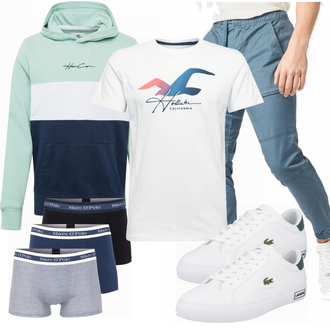 Outfit mit Weiß Sneaker/Leder Sneaker Lacoste "Cooles outfit"