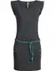 Ragwear Damen Kleid Sommerkleid Baumwollkleid Jersey-Kleid Tag Black Gr. S