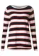 STREET ONE Pullover saphir / rot / weiß