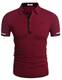 HOTOUCH Herren Poloshirt Polohemd Slim Fit Hemd Polo Shirt Kurzarm